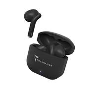 TECHMADE Écouteurs Bluetooth sans fil avec microphone, audio HD, basses améliorées, contrôle tactile, étanche IPX5, compatible avec iPhone et Android