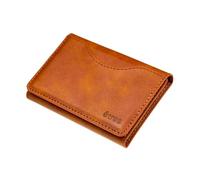 TECHMADE Etres Portefeuille magnétique compatible avec MagSafe pour iPhone 16/15/14/13/12 série, porte cartes en PU leather, poche en espèces et 6 poches pour cartes, marron, Taille Unique