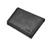 TECHMADE Etres Portefeuille magnétique compatible avec MagSafe pour iPhone 16/15/14/13/12 série, porte cartes en PU leather, poche en espèces et 6 poches pour cartes, Noir sans poche, Taglia Unica