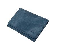 TECHMADE Etres Portefeuille magnétique - Design Jeans - Porte-cartes MagSafe compatible pour iPhone - Protection RFID - 6 emplacements cartes + poche espèces - Slim, unisexe, antidérapant, bleu