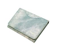 TECHMADE Etres Portefeuille magnétique - Design Jeans - Porte-cartes MagSafe compatible pour iPhone - Protection RFID - 6 emplacements cartes + poche espèces - Slim, unisexe, antidérapant, Bleu clair
