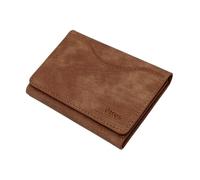 TECHMADE ETRES Smart Wallet Classic Storm - Portefeuille MagSafe RFID Slim, Homme Femme, Compact avec Poche pour Espèces, Design Gris Storm, marron