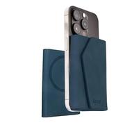 TECHMADE ETRES Wallet Smart ICON Easy - Portefeuille MagSafe avec porte-cartes RFID, Ultra-Slim, compatible avec iPhone, design minimal, noir mat, bleu