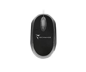 TECHMADE Mini Souris Optique USB 800 DPI Noir