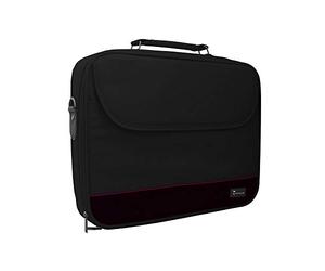 Techmade Sac à bandoulière Compatible pour Ordinateur Portable, Portable, Ordinateur Portable, Ordinateur Portable jusqu'à 15,6" (Pouces) | Mallette PC | Idéal pour l'école et Les Voyages