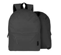 Techmade - Sac à dos classique unisexe | Multifonction léger | Design multipoches | Convient pour école, travail, voyage | Compartiment ordinateur 15" | PVC 600D/Polyester, Noir, Taille unique