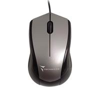 TECHMADE Souris optique USB avec fil noir TM-XJ15-BK - Souris filaire USB Plug & Play pour PC, ordinateur portable et ordinateur portable - Design ergonomique
