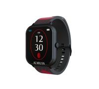 Techmade TM-SWFOOT-MIL1 smartwatche et montre de sport 1.83" Numérique Écran tactile Noir