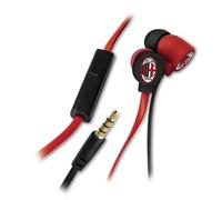 AC Milan Écouteurs Intra-Auriculaires Edition AC Milan 1899, Fonction Microphone et Bouton, Blanc
