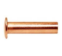 Techman - Rivets Pleins En Cuivre Ø 5X20 - 25 Pièces G