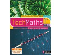TechMaths 1ere STI2D - Enseignement commun et de spécialité - Livre + Licence élève Livre avec 1 CD-ROM - Claire Cornet - Nathan Technique - Livre CD-ROM - Scolaire / Universitaire CD