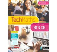 TechMaths - Maths BTS CG 1ère et 2ème années - 2024 - Manuel - élève - + iManuel - Isabelle Pazé - Nathan Technique - broché - Scolaire / Universitaire