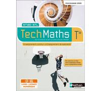 Jean‑Luc Azan – TechMaths Term STI2D/STL – Enseignement commun et spécialité – Livre + licence élève