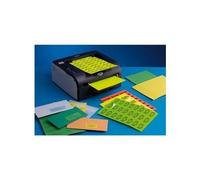 Techmay Logetiq 2605 Boite de 2100 étiquettes signalétiques 63,5 x 38,1 Rouge