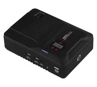 Technaxx 4 en 1 Bloc de démarrage Multifonctionnel pour Voiture 14000 mAh (Essence jusqu'à 4,0L / Diesel jusqu'à 3,0L), compresseur d'air 3,5 Bars, Banque d'énergie, 2X Chargeur USB, Lampe LED TX-219