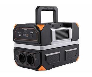 Technaxx 600W Powerstation avec 2X Prise 230V, 6X USB, 2X DC 12V, 1x Prise Allume-Cigare DC, capacité 504Wh, Les Voyages et Le Camping - Onde sinusoïdale Pure, Centrale électrique Portable TX-202