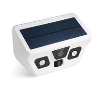 Technaxx Allemagne Caméra de sécurité solaire Caméra de surveillance extérieure à batterie rechargeable PIR Caméra de surveillance à détection de mouvement PIR avec lumière LED haute puissance TX-156