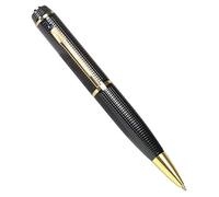 Technaxx Allemagne Stylo d'interview vidéo FullHD 8 Go Stylo à bille Enregistrement vidéo et audio Fonction Plug and Play USB Batterie rechargeable intégrée TX-112
