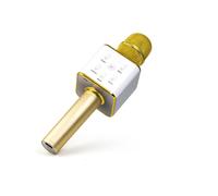 Technaxx BT-X31 Or, Blanc Microphone de karaoké
