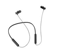 Technaxx BT-X42 Bluetooth Écouteurs intra-auriculaires intra-auriculaire micro-casque, volume réglable, suppression du bruit, résistant à leau noir Noir G
