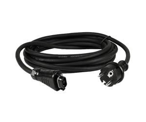 Technaxx Câble BC05 vers Prise Schuko 5m - Câble AC H07RN-F 3x1,5 pour Micro-onduleur, Câble de Connexion pour Panneau Solaire&Kit Solaire Balcon, Compatible Hoymiles HMS, IP44, Résistant UV - TX-211