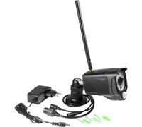 Technaxx Caméra de sécurité extérieure WiFi Full HD PIR TX-145 | Full HD 1080p, capteur PIR 120°, vision nocturne infrarouge, résistant aux intempéries IP66, WiFi 2,4 GHz et stockage MicroSD