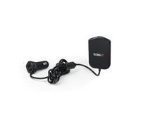Technaxx Chargeur voiture TE14 familial 4×USB 2,4A Câble 1,8 m Support siège arrière Noir