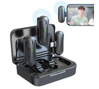 Technaxx Dual draadloze mini-microfoonset TX-301 - 2 draadloze lavalier-microfoo