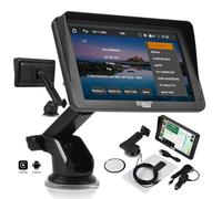 Technaxx Écran CarPlay & Android Auto sans Fil avec Radio Dab - Écran Tactile 7 Pouces pour Voiture, Bluetooth 5.0, Transmission Audio FM & AUX, Radio Numérique, Support Pare-Brise - TX-361