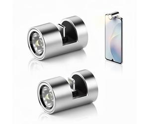 Technaxx Lampe Torche LED Lightning - 230 Lumens Ultra-Lumineuse pour Smartphone avec Porte-Clés - Mini Lampe Compacte Plug&Play pour iPhone (iPhone 14 ou version antérieure), Urgence, Camping, Voyage