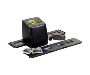 Technaxx Scanner Films pour Diapositives, négatifs, pellicules 35mm DS-02 | Capteur CMOS 5MP, écran couleur 2,4 pouces, carte SD/SDHC jusqu'à 32 Go, fonctionnement autonome sans PC
