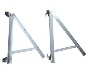 Technaxx Support de la Centrale Solaire pour Balcon 300W TX-227 - Angles de Montage réglables 30°/35°/40°, 3 Options de Montage, certifié DGS, testé statiquement, pour Panneaux solaires 300W