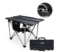 Technaxx Table Solaire Portable 20W Panneau Solaire Pliable avec USB-A et USB-C Chargeur Solaire Monocristallin Haute Efficacité 19% Table Camping Outdoor pour Voyage Randonnée Jardin TX-251