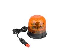 Technaxx TX-349 Gyrophare LED 12V - Lampe d'avertissement voiture 360° avec 10 LEDs, 3 modes clignotants, montage magnétique ou à ventouse, IP65 étanche, câble 3m, certifié ECE R65 & R10
