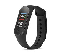 Technaxx TX-HR6 Tracker d'activité Unisexe pour Adulte avec écran Couleur, Noir, 44 x 18,9 x 12 mm