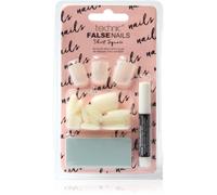 Technic Cosmetics False Nails Short Square Faux ongles avec colle incluse 48 pcs