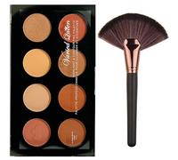 Technic Get Gorgeous Poudre de surligneur Bronze 12 g + Grand pinceau de maquillage LyDia® Or rose