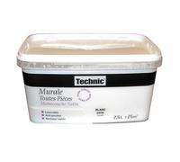TECHNIC - Peinture murale toutes pièces monocouche satin 2,5 L taupe