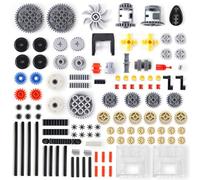 Technic Pièces pour Lego 117 Pièces Boîte de Vitesses Pièces d'engrenage et d’essieux DIY Technic Véhicule Pièces Compatible avec Les Marques Grand Public sur Le Marché