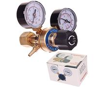 TECHNIC Réducteur de Pression pour Argon, Régulateur de Gaz de Dioxyde de Carbone Adapté pour le Soudage Mig Mag Tig 2 Manomètres Soupape de Sécurité Débit max 35 l/min Pression d'Entrée 315 bar