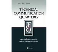 Technical Communication Quarterly, Volume 15: Cultural Studies and Technical Communication, Number 1