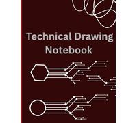 Technical Drawing Notebook:: 140 Page Engineering Notebook with Square Grid (1/4 inch) | 8.5" x 11" Quadrille Pad for Drafting, Sketching & Diagrams | Matte Cover