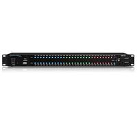 Technical Pro DB30 1U Rack Mount Decibel Meter Display + 8 prises d'alimentation