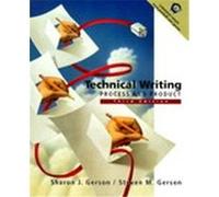 Technical Writing Sharon J. Gerson, Steven M. Gerson (Auteur)