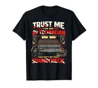 Technicien audiovisuel Drôle Soundcheck AV Tech T-Shirt Graphique avec Valeur