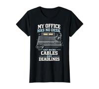 Technicien audiovisuel Pas de Bureau, Juste des Supports et des câbles T-Shirt Graphique avec Valeur