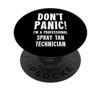 Technicien de bronzage en spray PopSockets PopGrip Adhésif