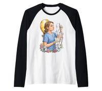 Technicien de dialyse Coquette Catholique Sacrée Vintage Kitsch Manche Raglan
