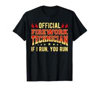 Technicien de feu d'artifice Officiel, Design de sécurité pyro Humour T-Shirt