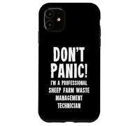 Technicien de Gestion des déchets agricoles Ovins Coque pour iPhone 11